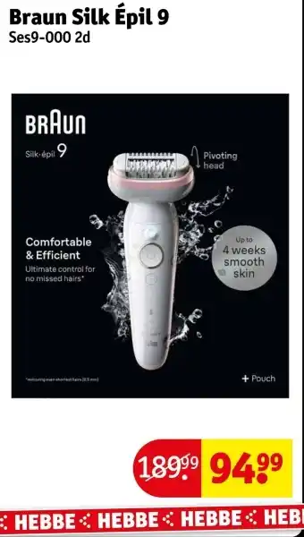 Kruidvat Braun Silk Épil 9 aanbieding