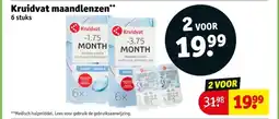 Kruidvat Kruidvat maandlenzen aanbieding