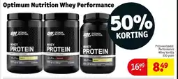 Kruidvat Optimum Nutrition Whey Performance aanbieding