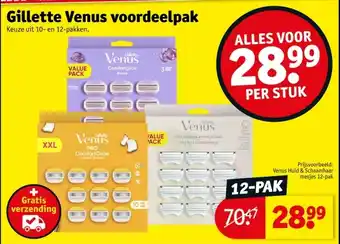 Kruidvat Gillette Venus voordeelpak aanbieding
