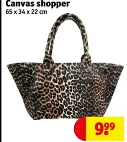 Kruidvat Canvas shopper aanbieding