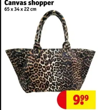 Kruidvat Canvas shopper aanbieding