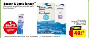 Kruidvat Bausch & Lomb lenzen aanbieding