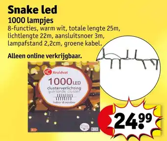 Kruidvat Snake led aanbieding
