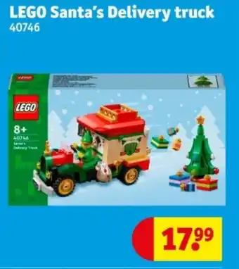 Kruidvat LEGO Santa's Delivery truck aanbieding