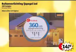 Kruidvat Buitenverlichting ijspegel led aanbieding