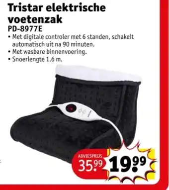 Kruidvat Tristar elektrische voetenzak aanbieding