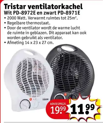 Kruidvat Tristar ventilatorkachel aanbieding