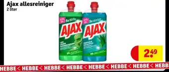 Kruidvat Ajax allesreiniger aanbieding