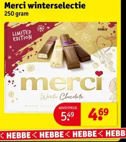Kruidvat Merci winterselectie aanbieding
