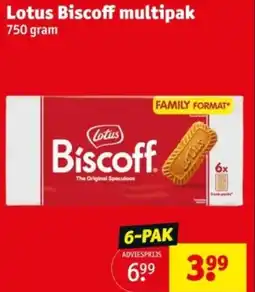 Kruidvat Lotus Biscoff multipak aanbieding