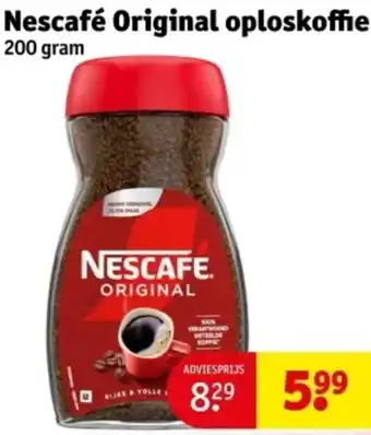 Kruidvat Nescafé Original oploskoffie aanbieding