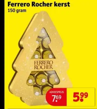 Kruidvat Ferrero Rocher kerst aanbieding