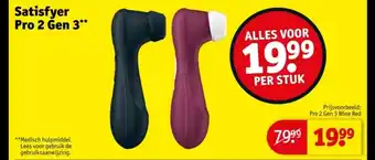 Kruidvat Satisfyer Pro 2 Gen 3 aanbieding