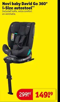 Kruidvat Novi baby David Go 360° i-Size autostoel aanbieding