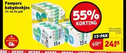 Kruidvat Pampers babydoekjes aanbieding
