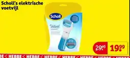 Kruidvat Scholl's elektrische voetvijl aanbieding