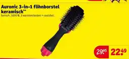 Kruidvat Auronic 3-in-1 föhnborstel keramisch aanbieding