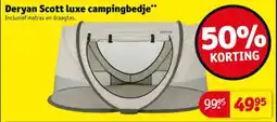 Kruidvat Deryan Scott luxe campingbedje aanbieding