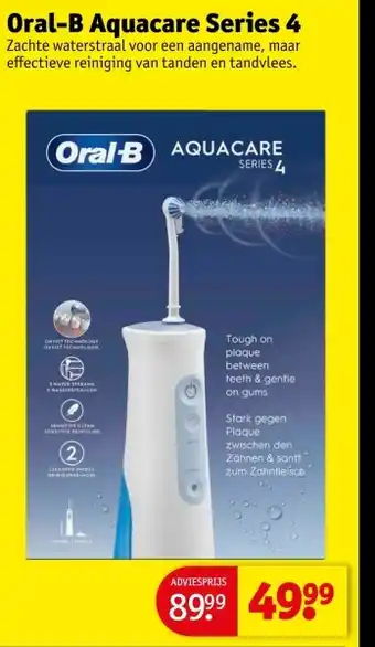Kruidvat Oral-B Aquacare Series 4 aanbieding