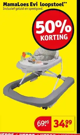 Kruidvat MamaLoes Evi loopstoel aanbieding