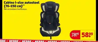 Kruidvat Cabino i-size autostoel aanbieding