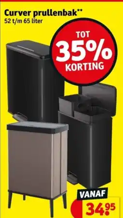 Kruidvat Curver prullenbak aanbieding