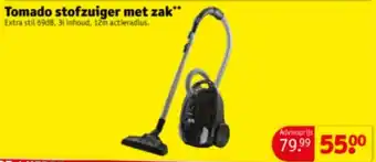 Kruidvat Tomado stofzuiger met zak aanbieding