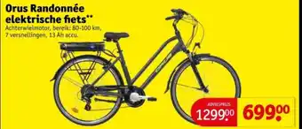 Kruidvat Orus Randonnée elektrische fiets aanbieding