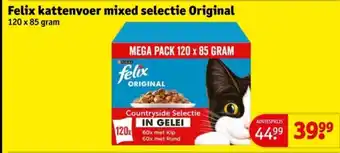 Kruidvat Felix kattenvoer mixed selectie Original aanbieding