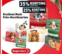Kruidvat Kruidvat Merk Foto-Kerstkaarten aanbieding