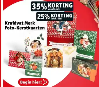 Kruidvat Kruidvat Merk Foto-Kerstkaarten aanbieding