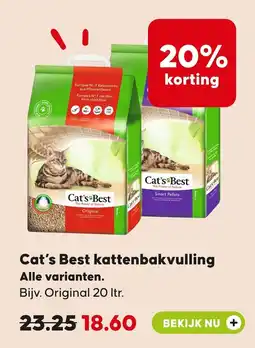 Pets Place Cat's Best kattenbakvulling aanbieding