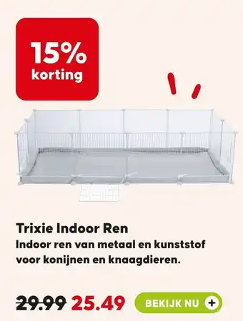 Pets Place Trixie Indoor Ren aanbieding