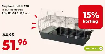 Pets Place Ferplast rabbit 120 aanbieding