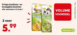 Pets Place Crispy konijnen en knaagdierensticks aanbieding