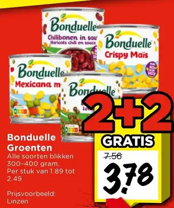 Vomar Voordeelmarkt Bonduelle Groenten aanbieding
