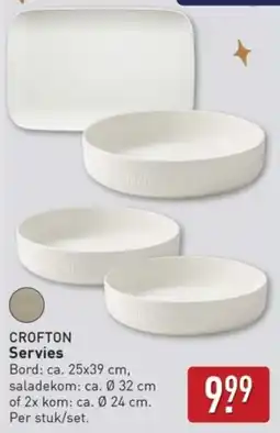 ALDI Crofton Servies aanbieding