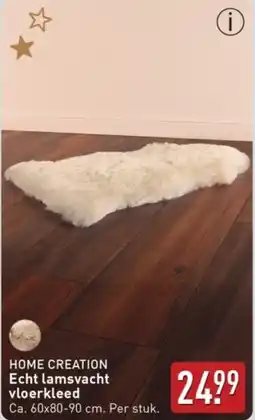 ALDI Home Creation Echt Lamsvacht Vloerkleed aanbieding