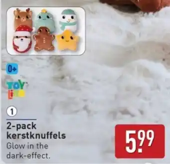 ALDI Kerstknuffels Glow in the Dark Effect aanbieding