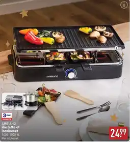 ALDI Ambiano Raclette of Fondueset aanbieding