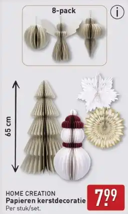 ALDI Home Creation Papieren Kerstdecoratie aanbieding