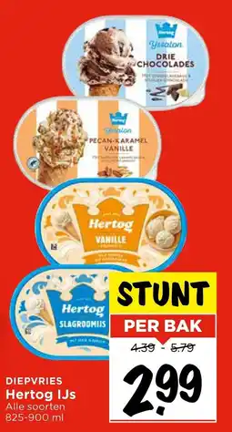 Vomar Voordeelmarkt Hertog IJs aanbieding