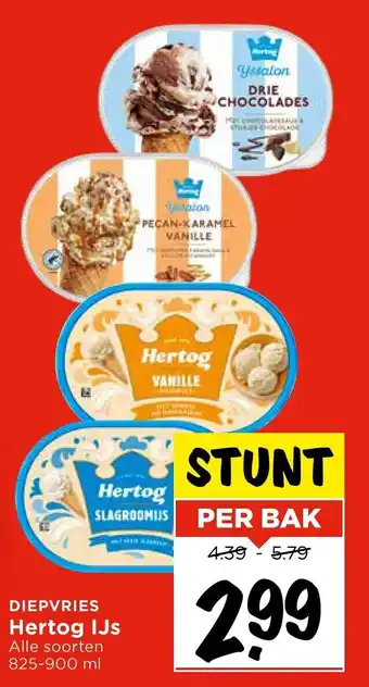 Vomar Voordeelmarkt Hertog IJs aanbieding