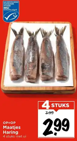 Vomar Voordeelmarkt Maatjes Haring aanbieding
