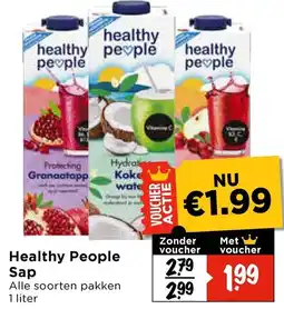 Vomar Voordeelmarkt Healthy People Sap aanbieding