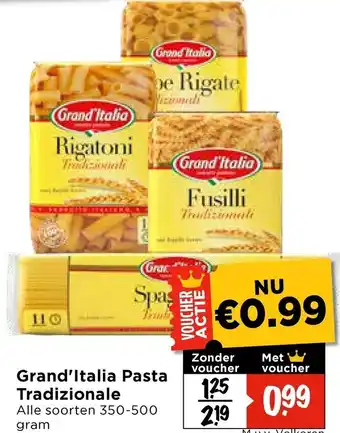 Vomar Voordeelmarkt Grand'Italia Pasta Tradizionale aanbieding