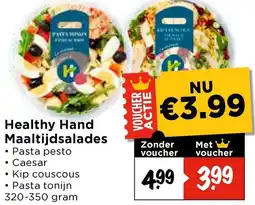 Vomar Voordeelmarkt Healthy Hand Maaltijdsalades aanbieding