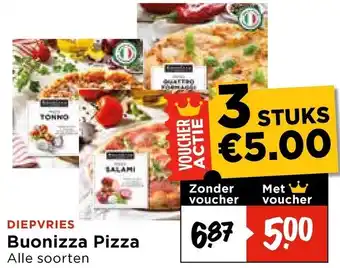 Vomar Voordeelmarkt Buonizza Pizza aanbieding