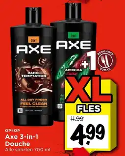 Vomar Voordeelmarkt Axe 3-in-1 Douche aanbieding